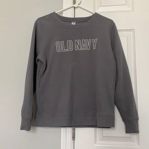 A soft grey sweatshirt